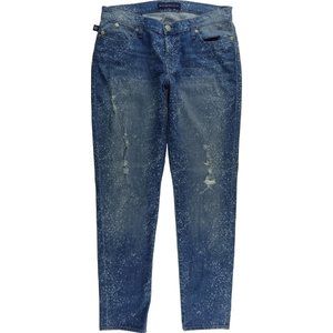 Rock & Republic Emo Milky Way Boyfriend Jeans Women's 10 Spotted Spots A705